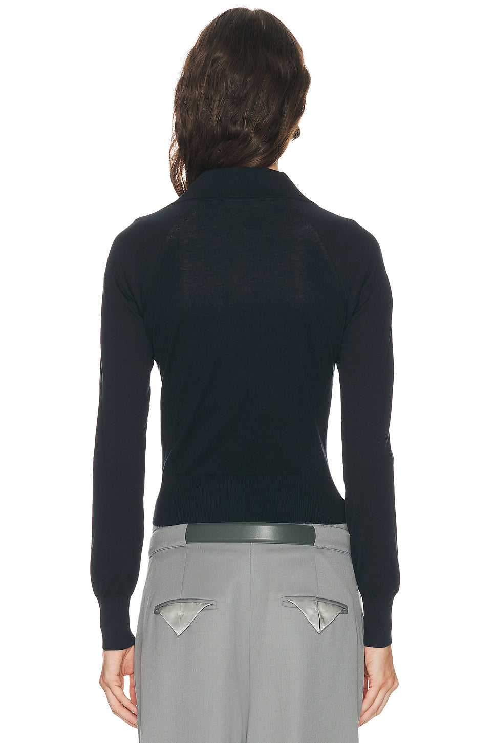 Long Sleeve Polo Top