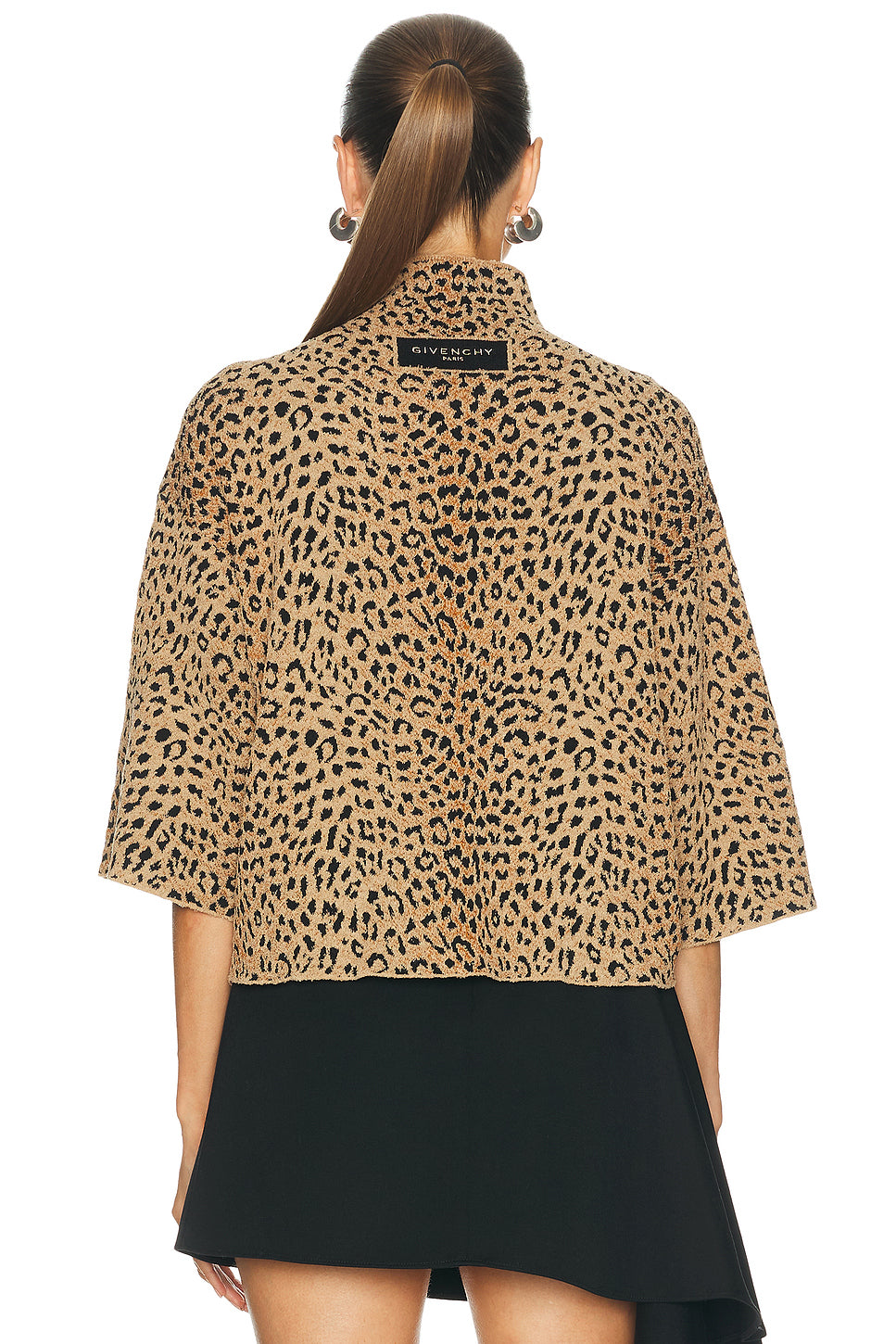 High Neck Short Sleeve Top