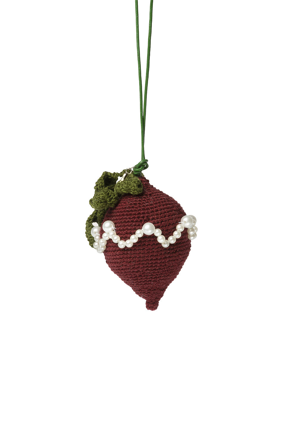 Beet Crochet Bag Charm