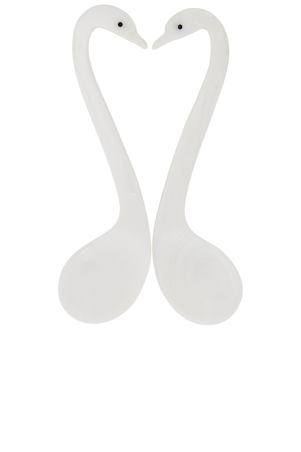 Mother Of Pearl Swan Spoon Duet