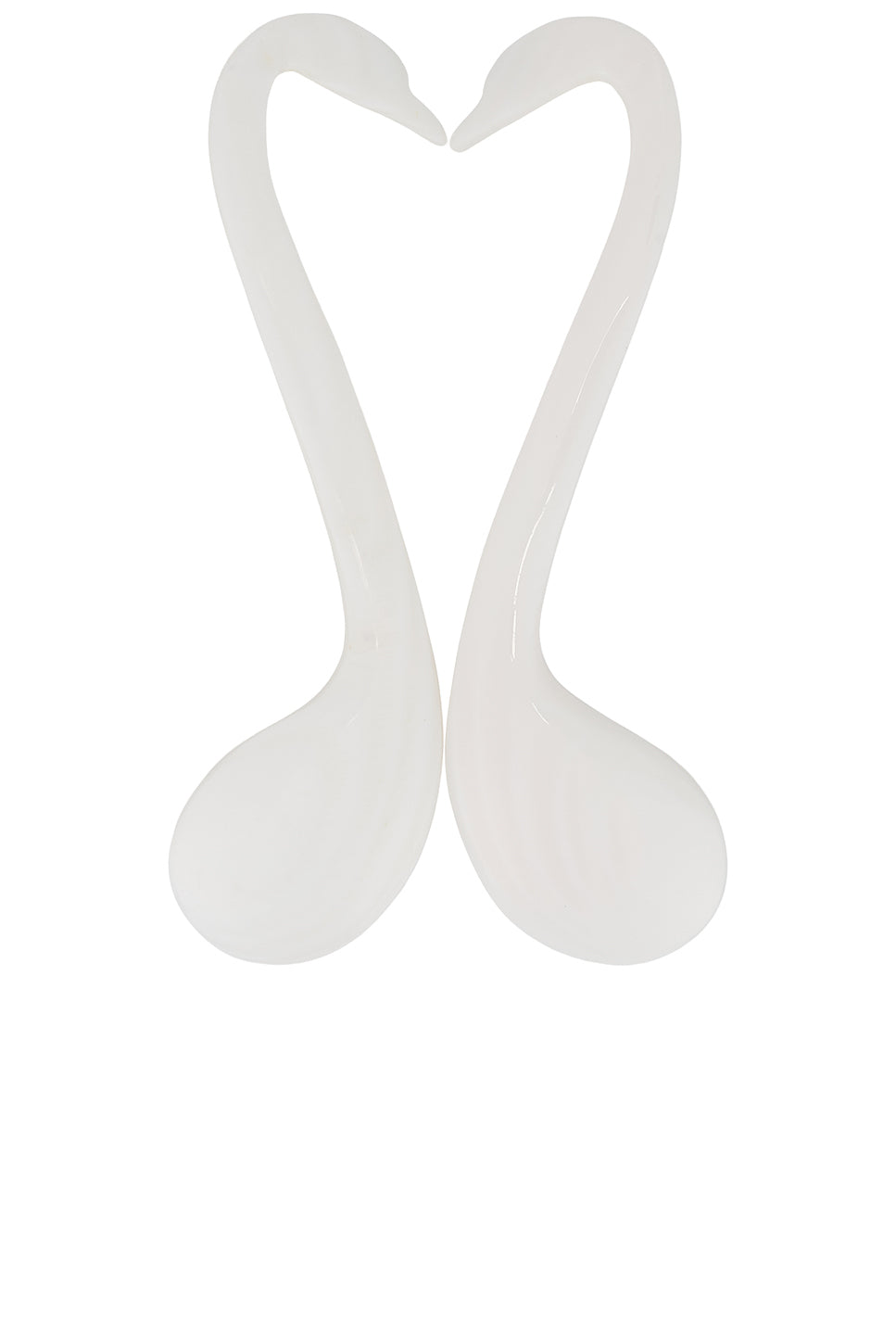Mother Of Pearl Swan Spoon Duet