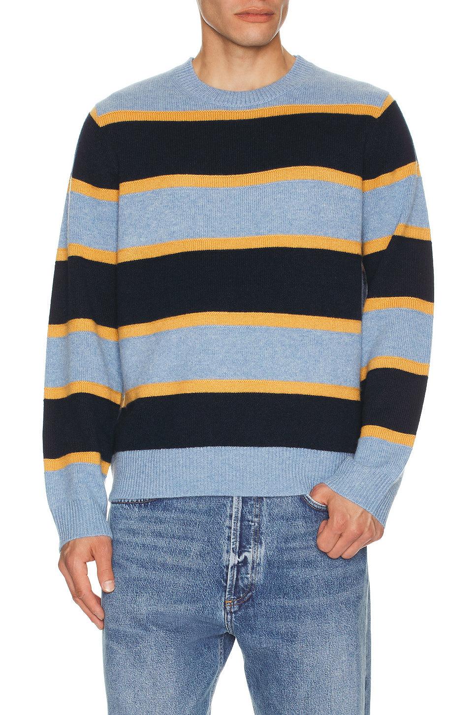 Stripe Crew Neck Sweater