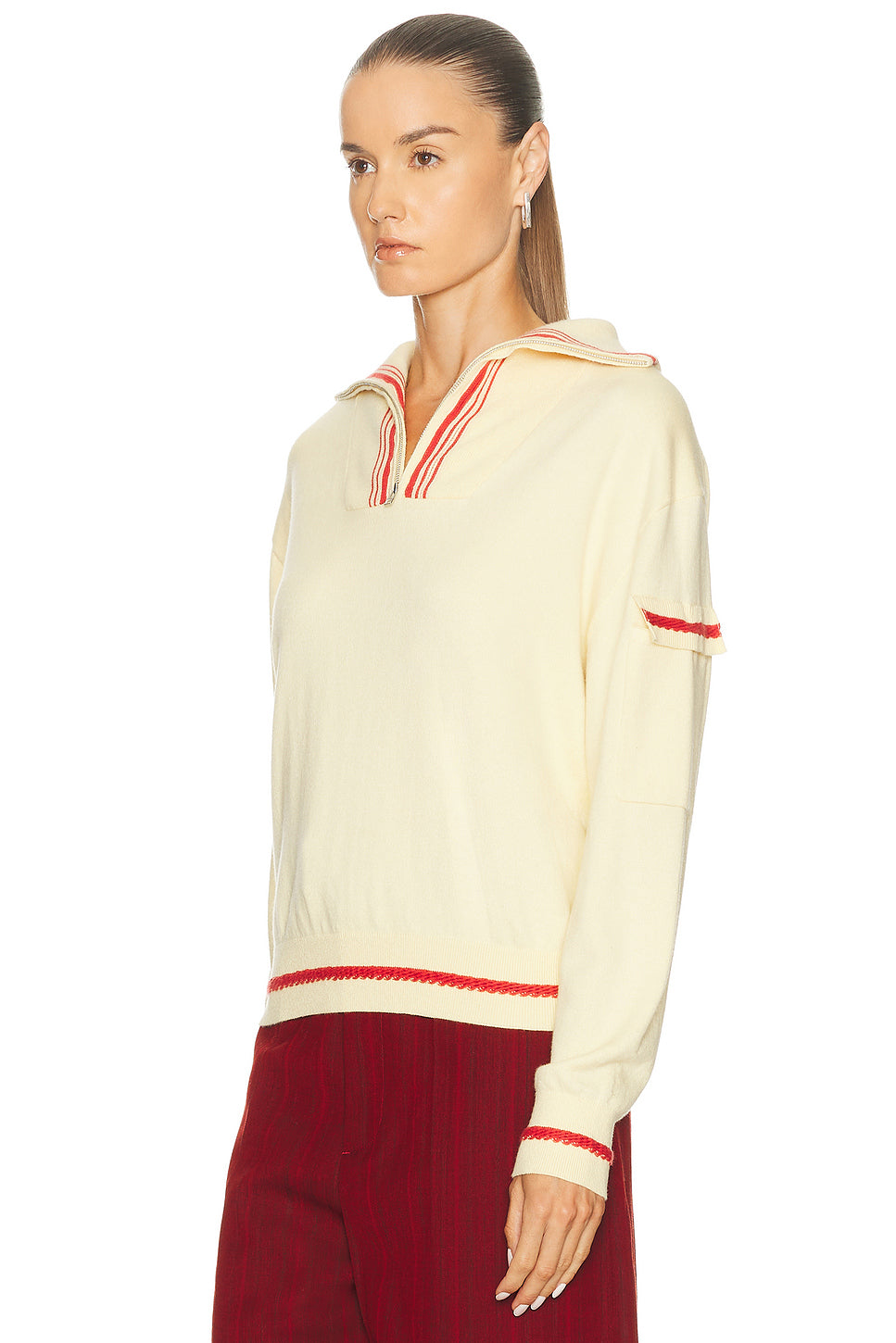 Jib Polo Half Zip Sweater