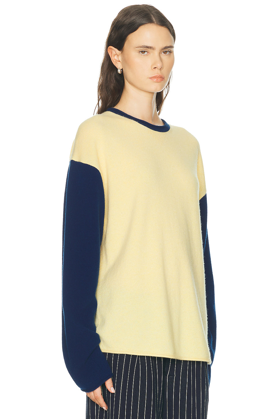 Baseball Oversized Crew Sweater