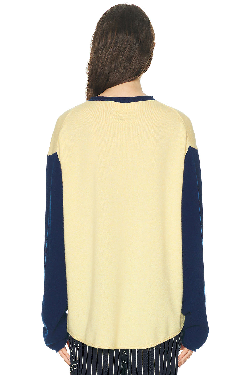 Baseball Oversized Crew Sweater