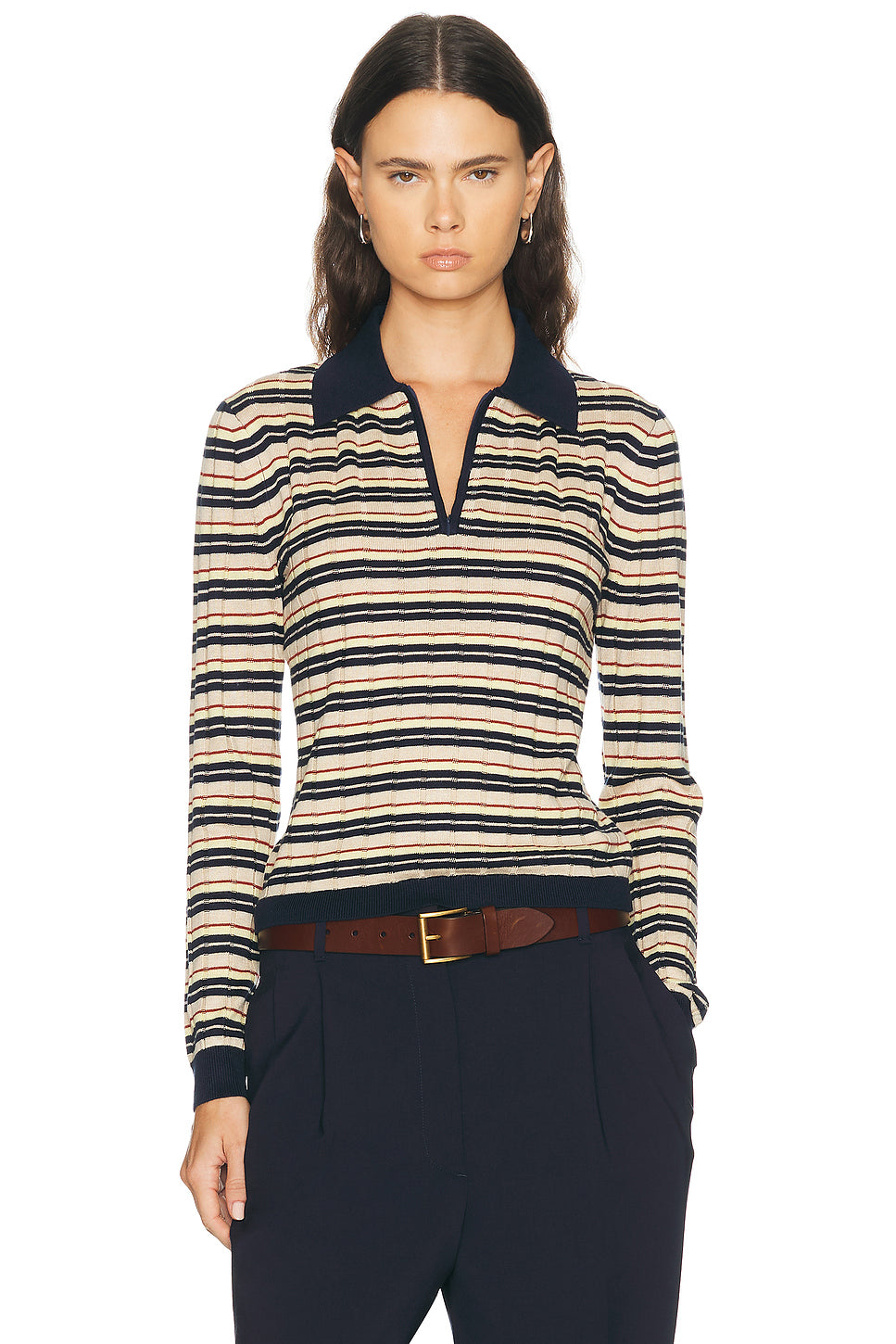 Track Polo Sweater