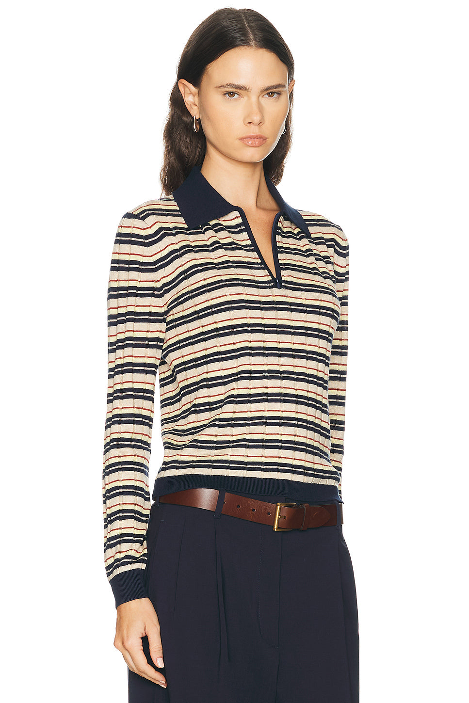Track Polo Sweater