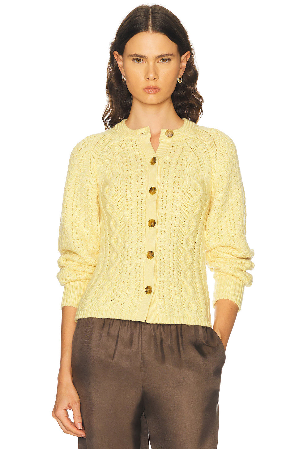 Cable Sculpted Cardigan