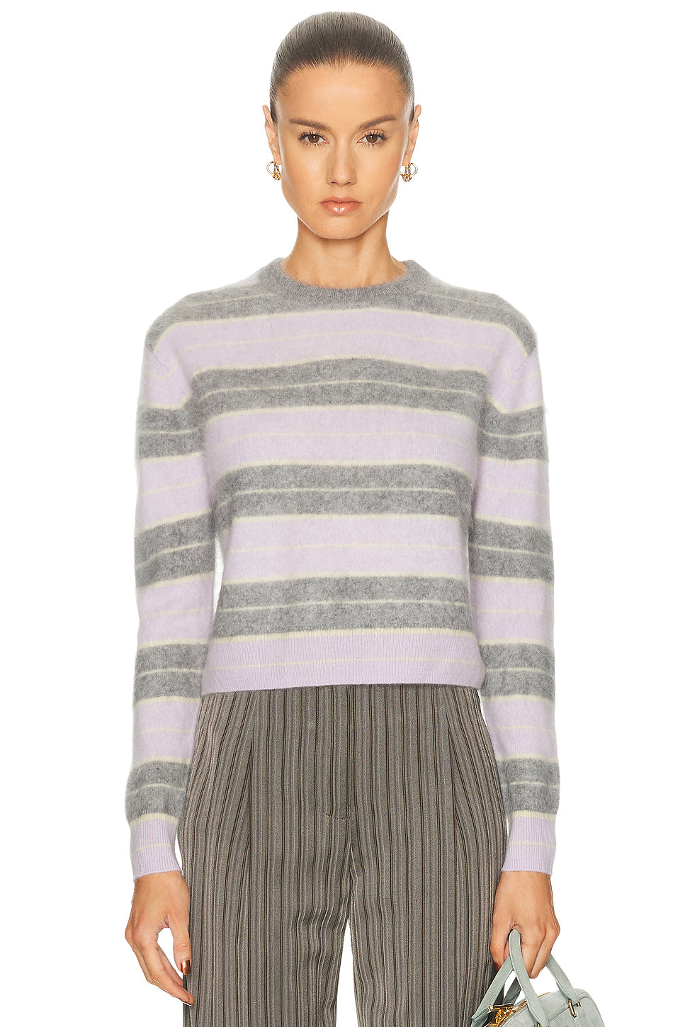 Grizzly Stripe Crewneck Sweater