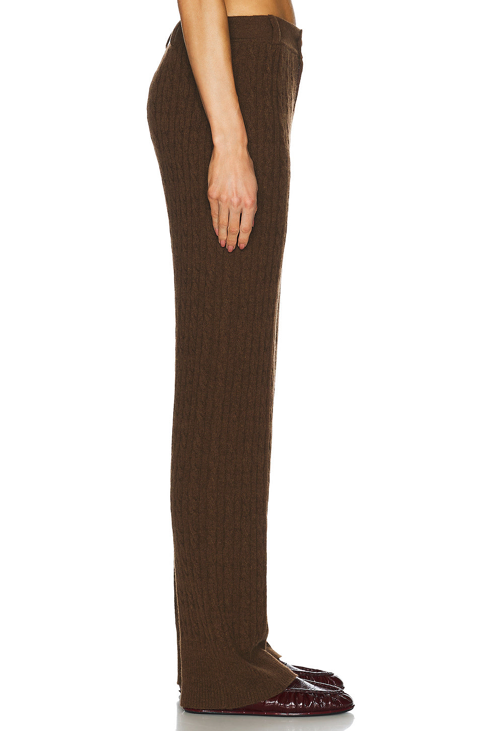 Cashmere Cable Trouser