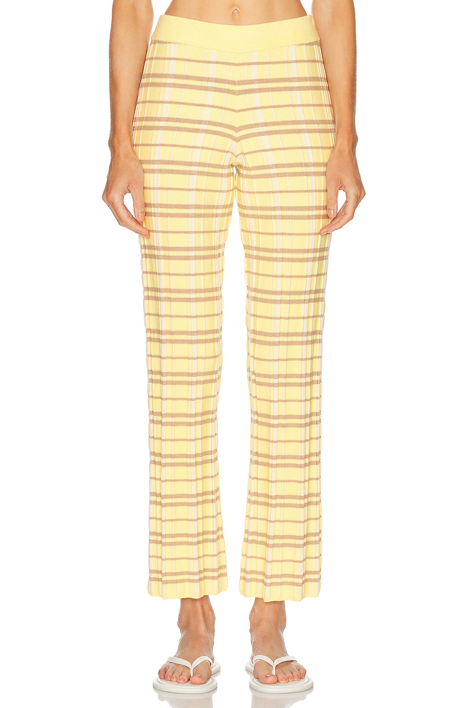 Plaid Flare Pant