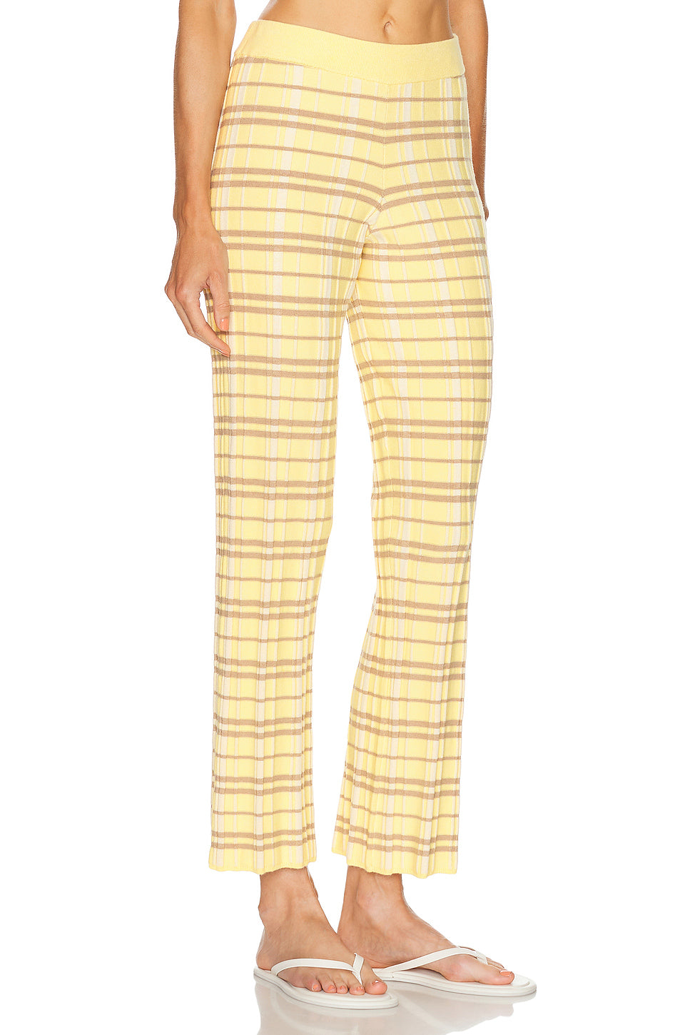 Plaid Flare Pant