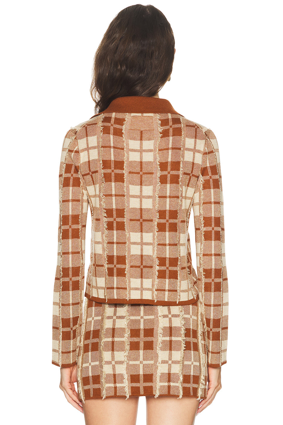 Fringe Plaid Elle Shirt