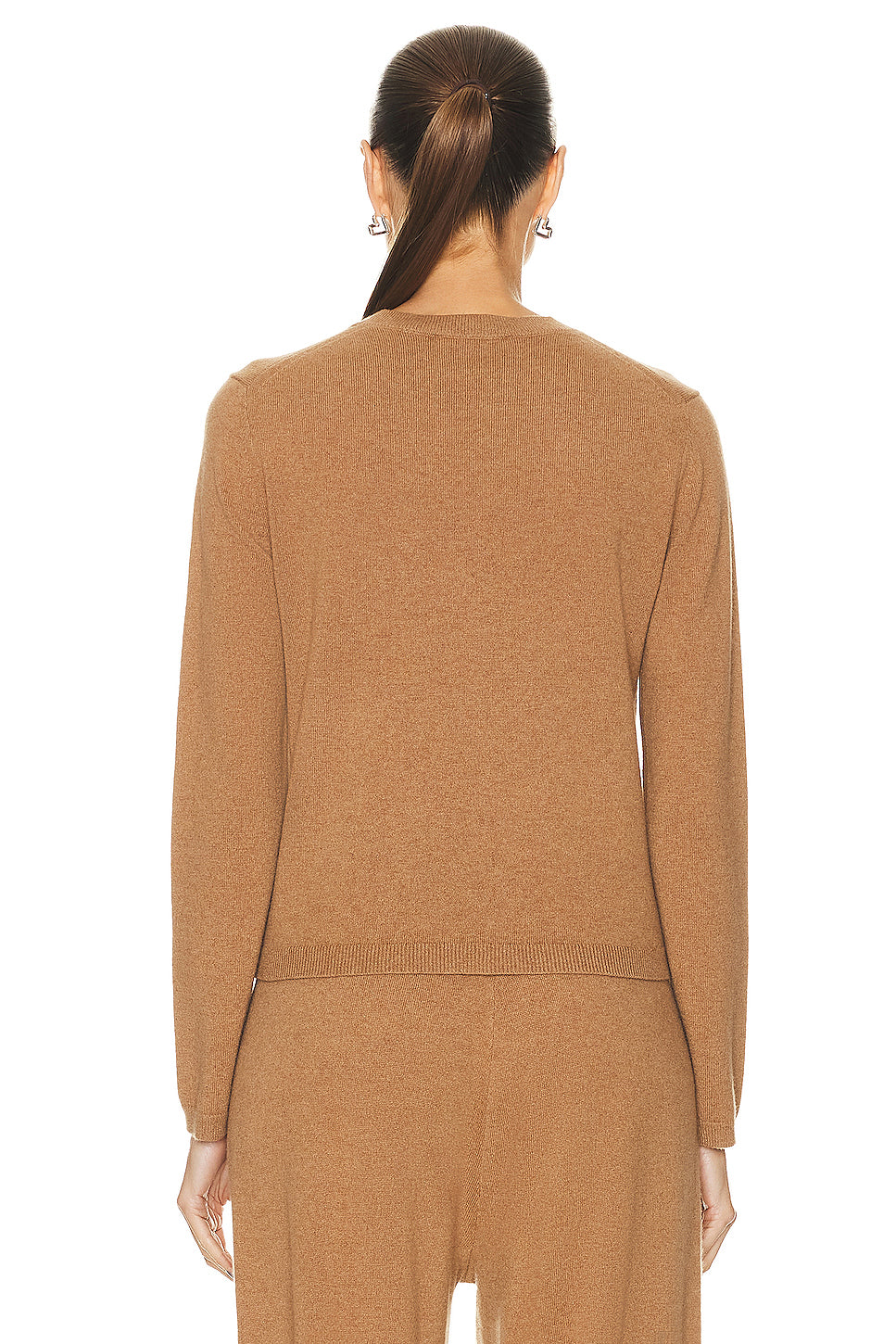 Shrunken Crew Cashmere Sweater