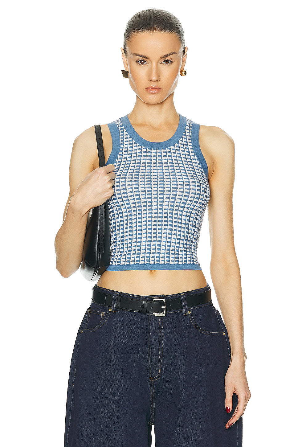 Gingham Tank Top