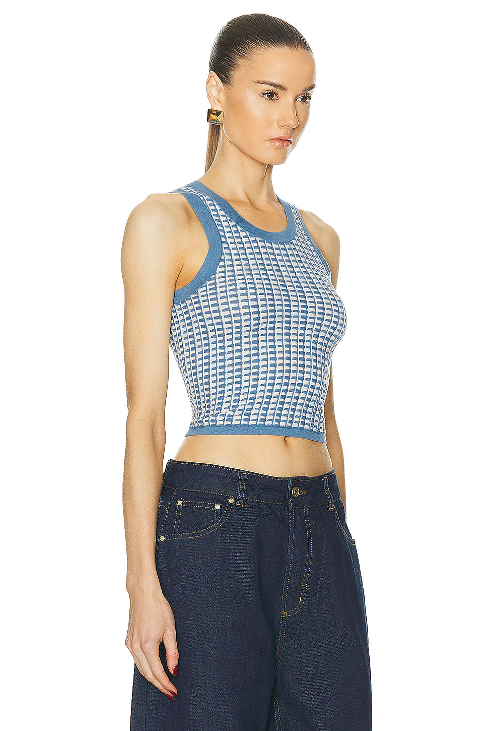 Gingham Tank Top