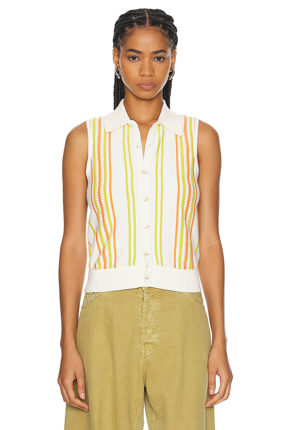 Stripe Plaza Vest