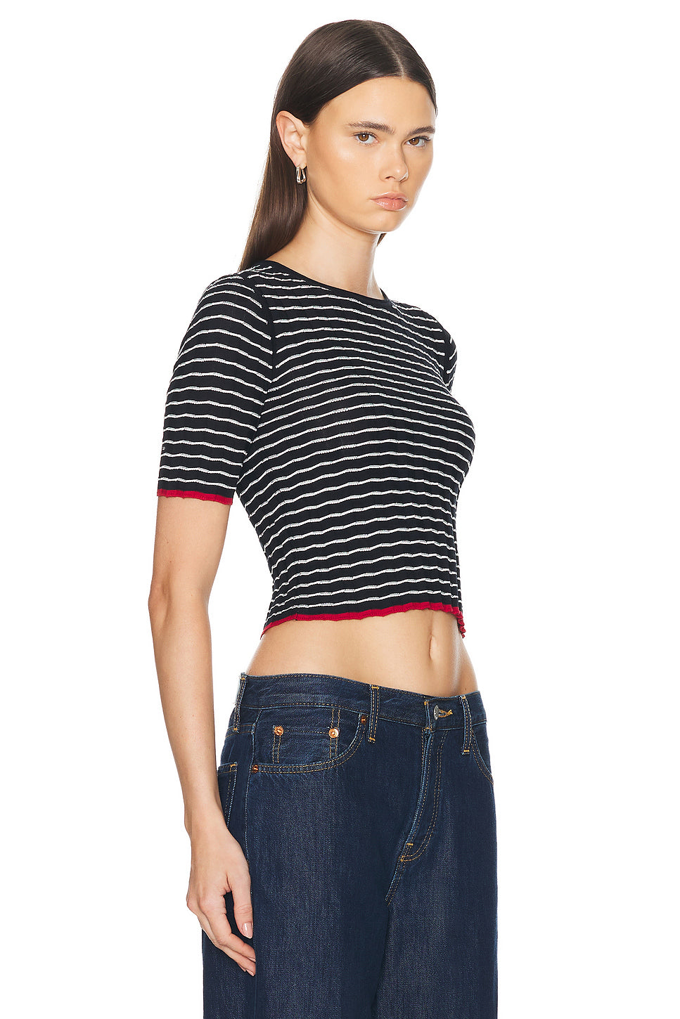 Stripe Rib Tee