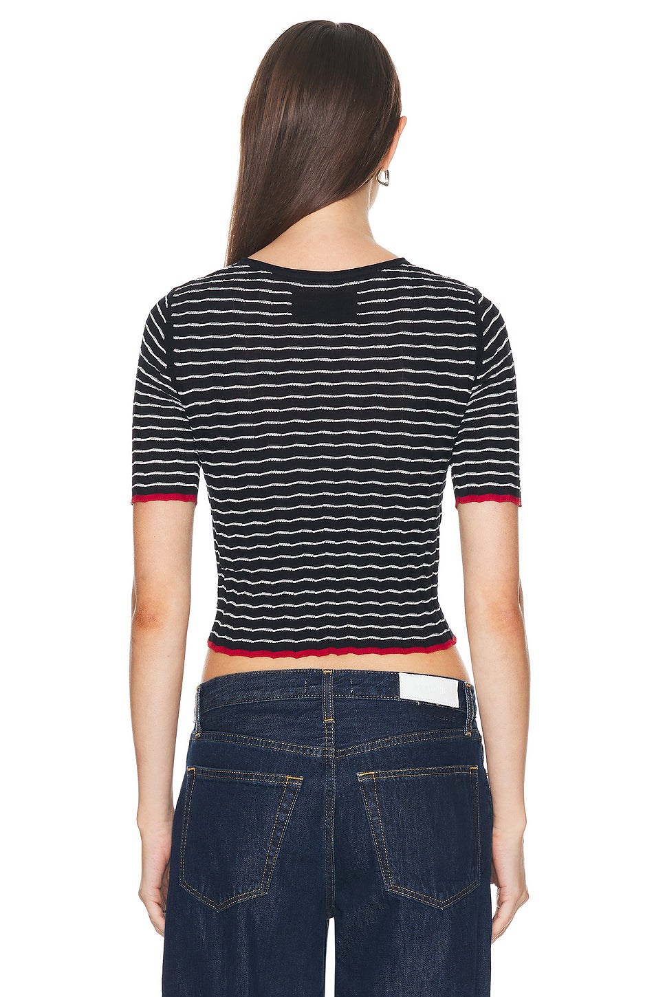 Stripe Rib Tee