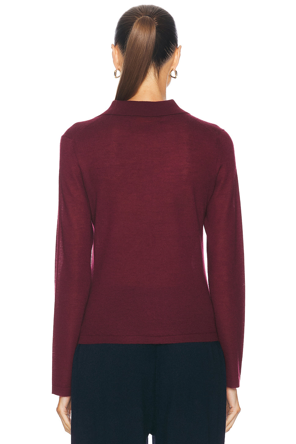 Long Sleeve Cashmere Shirt