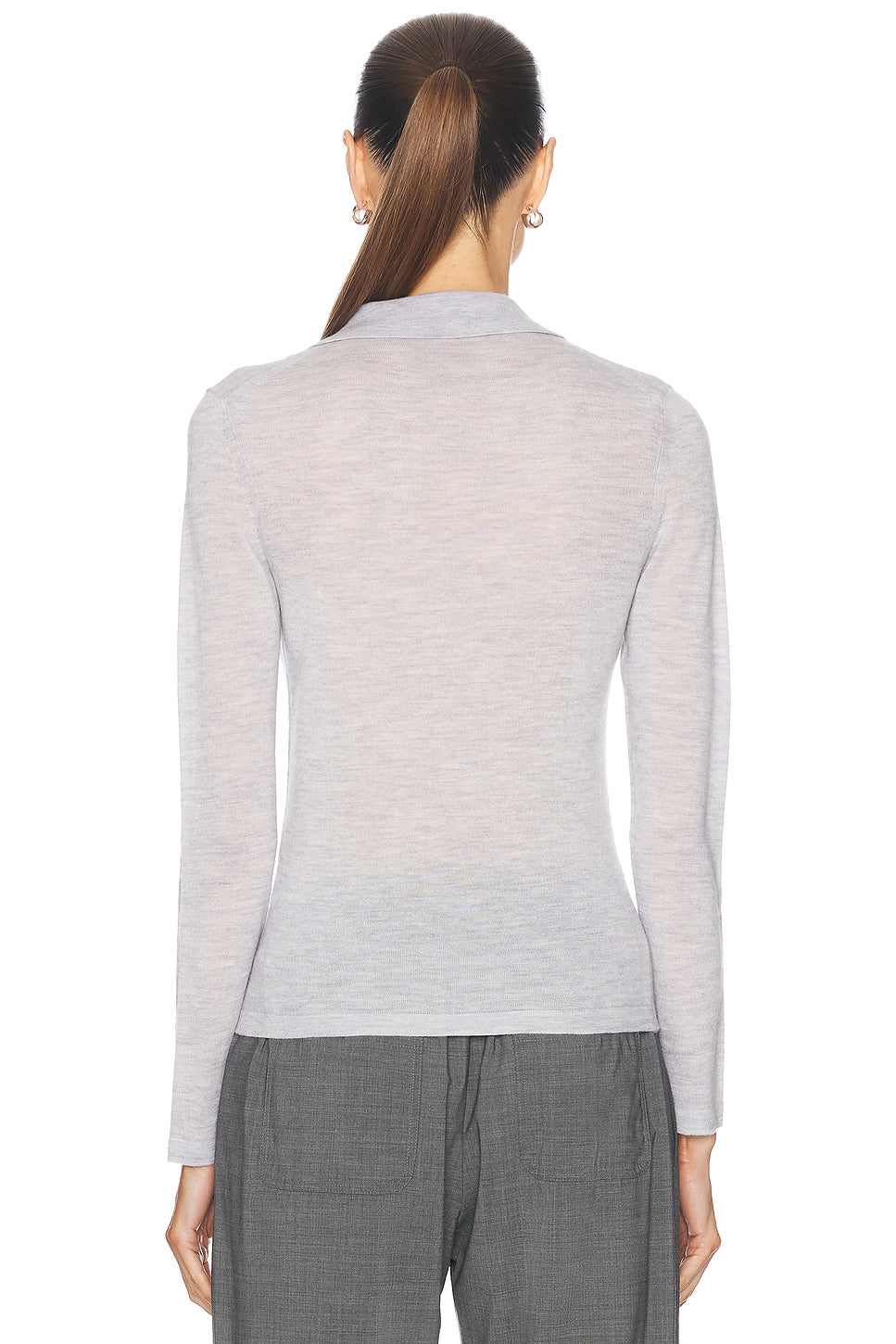 Long Sleeve Cashmere Shirt