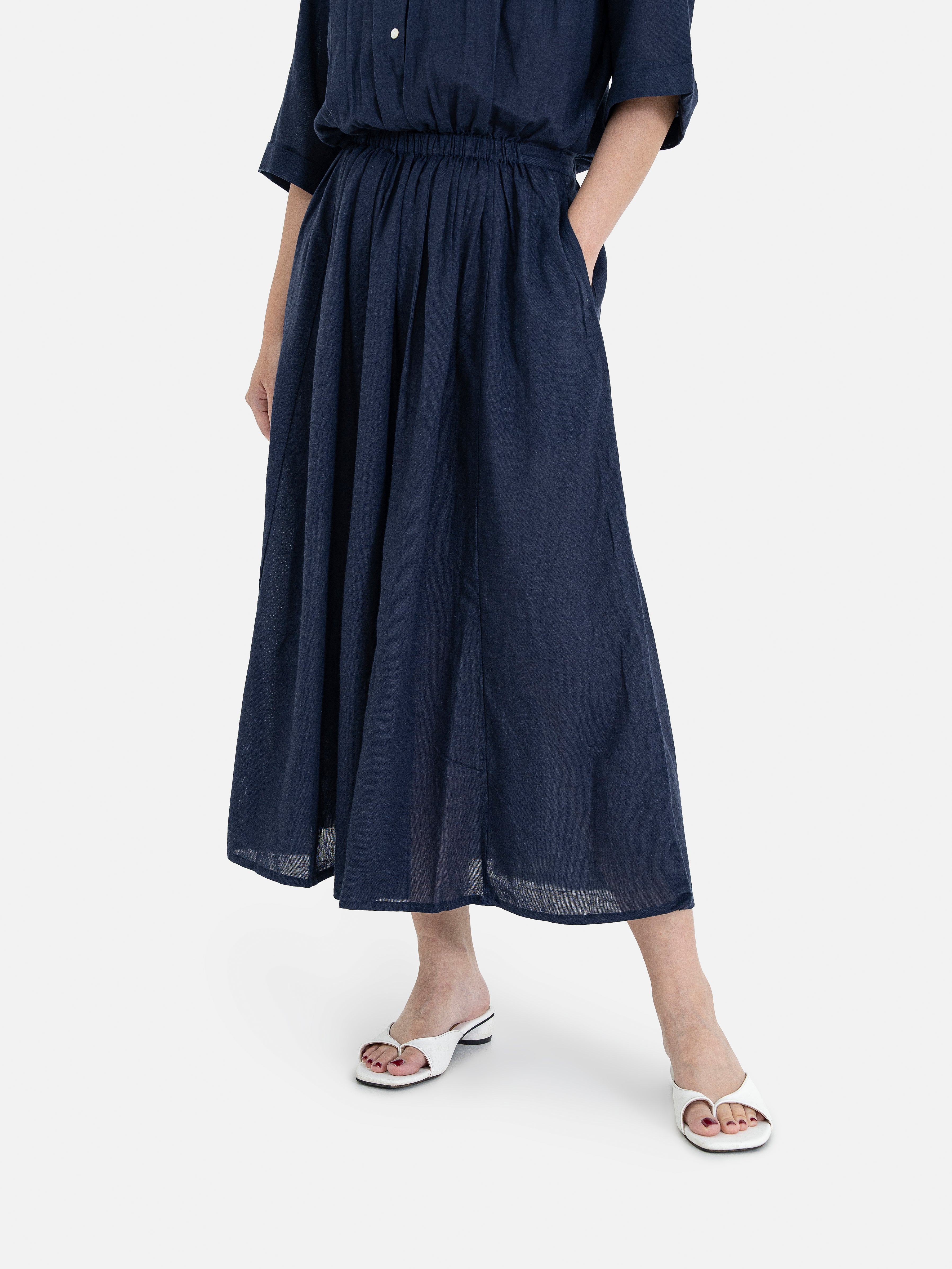 Gokujo Indian Cotton Collar Dress