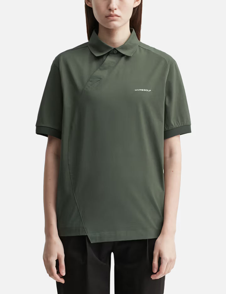 HYPEGOLF X POST ARCHIVE FACTION (PAF) Diagonal Polo T-Shirt