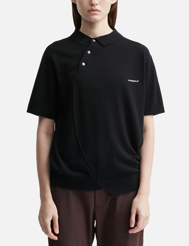 HYPEGOLF X POST ARCHIVE FACTION (PAF) Knit S/S Polo