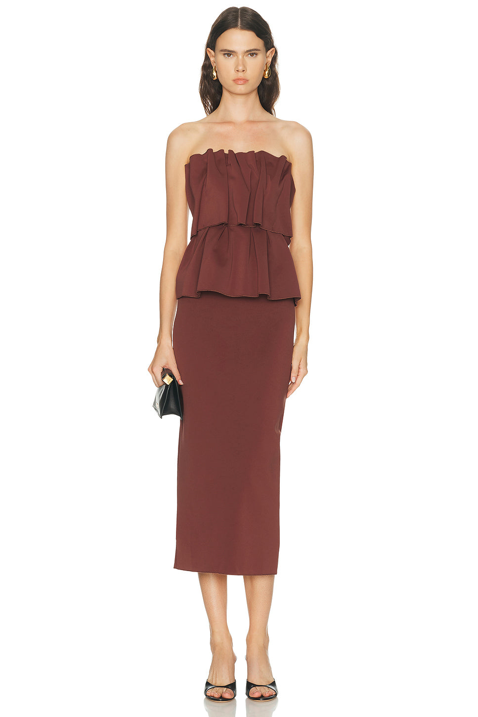 Sculpted Midi Dress