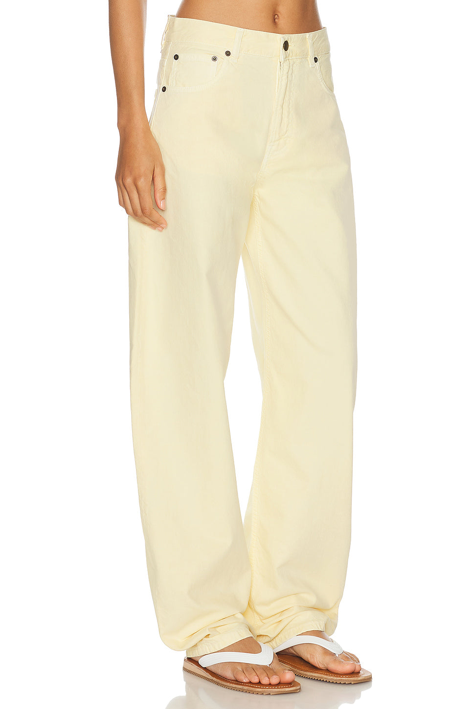 Bibi Twill 45 Wide Leg Pant