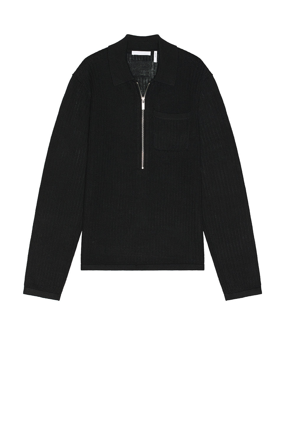Long Sleeve Zip Polo