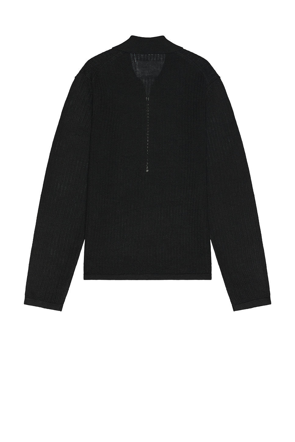 Long Sleeve Zip Polo