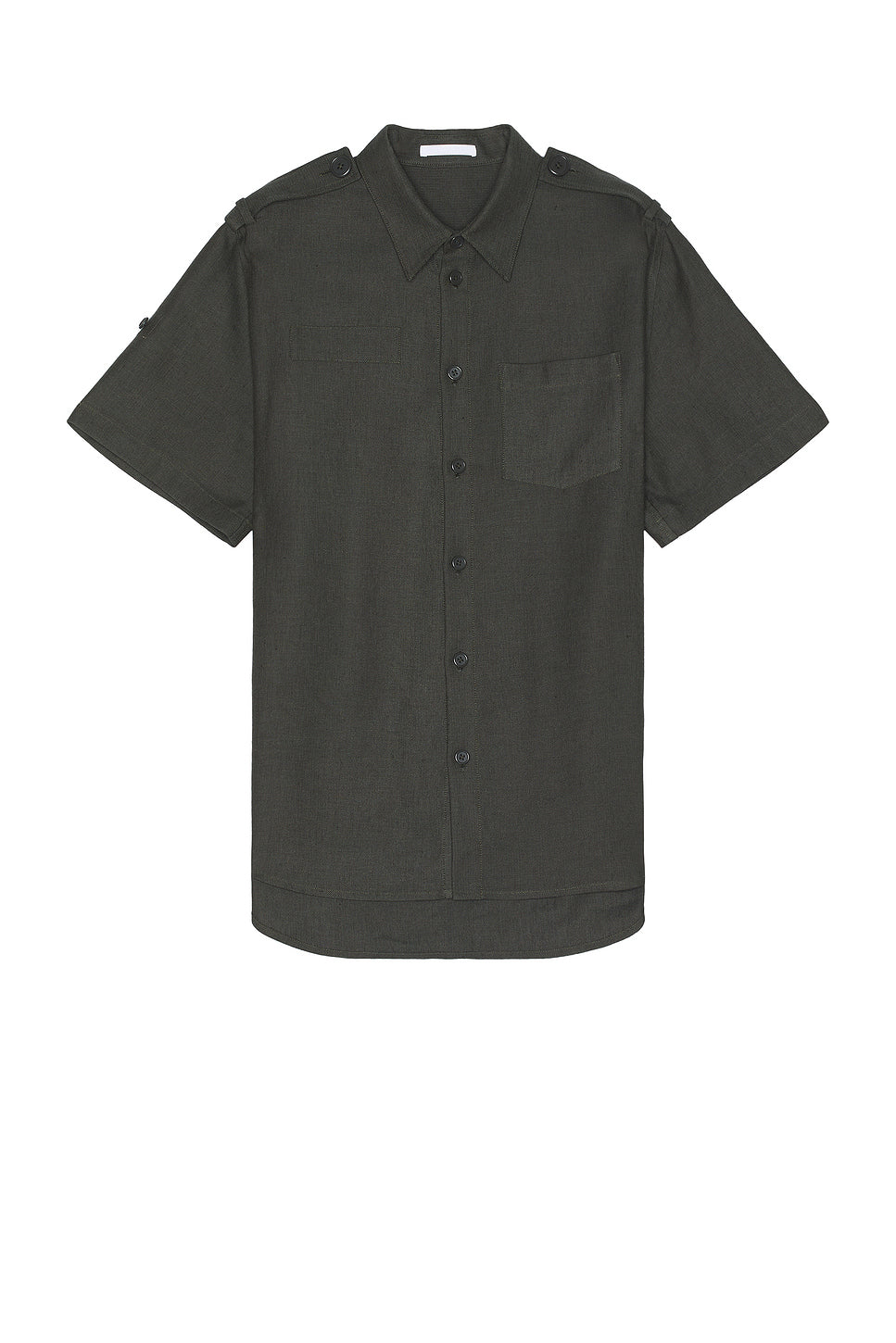 Epaulette Short Sleeve Shirt