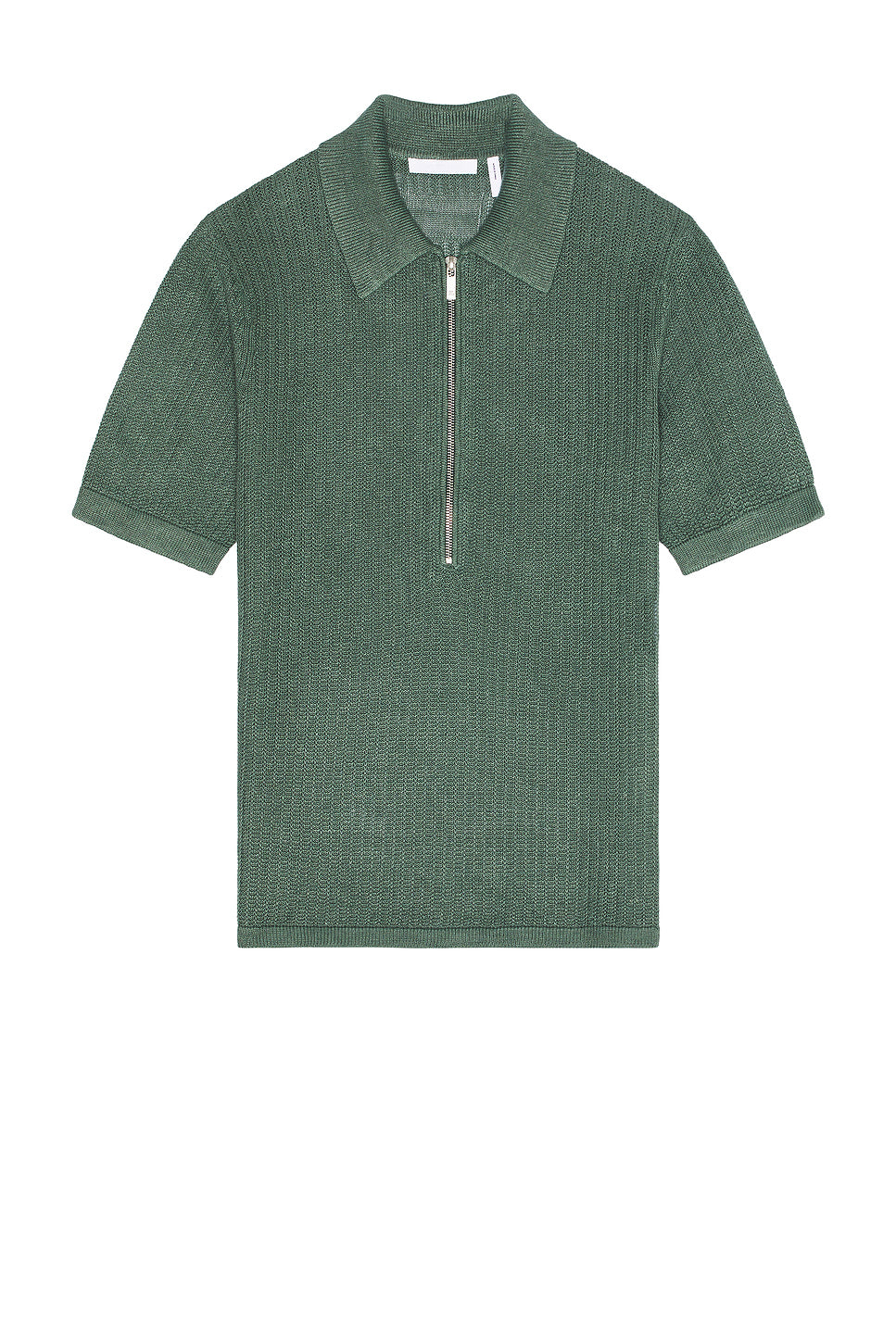 Short Sleeve Zip Polo
