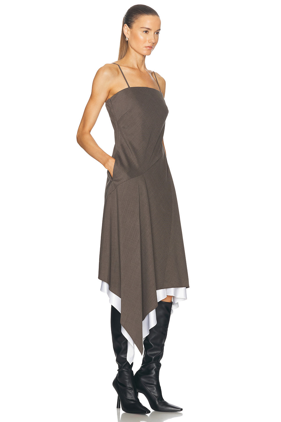 Asymmetric Long Dress