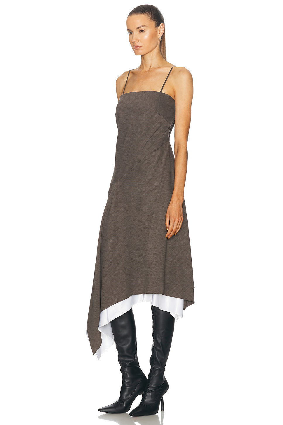 Asymmetric Long Dress