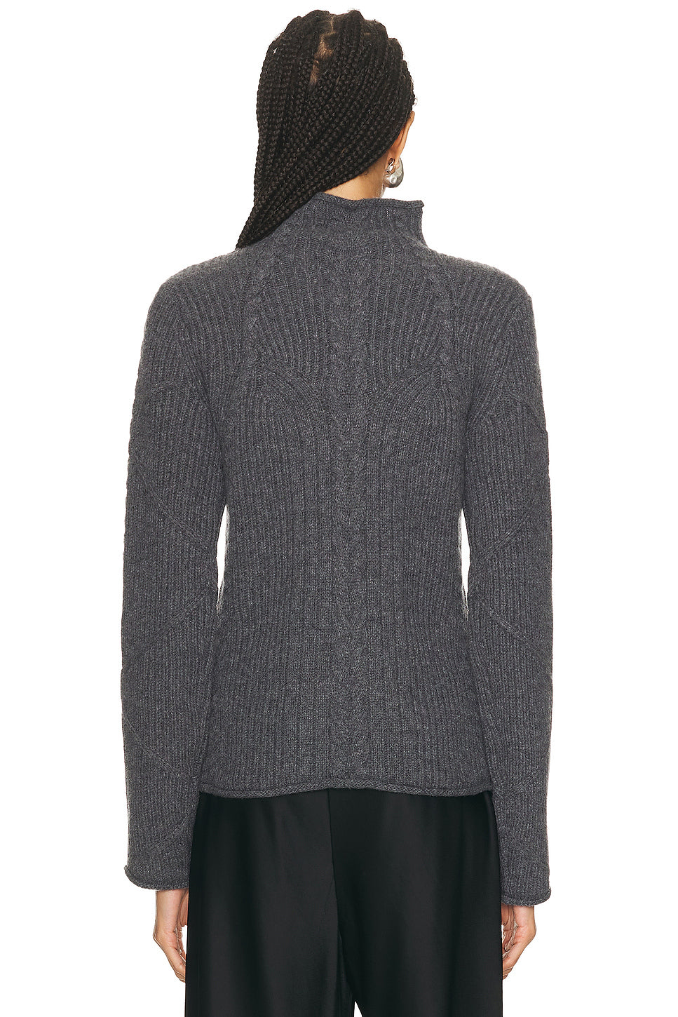 Cable Turtleneck Sweater