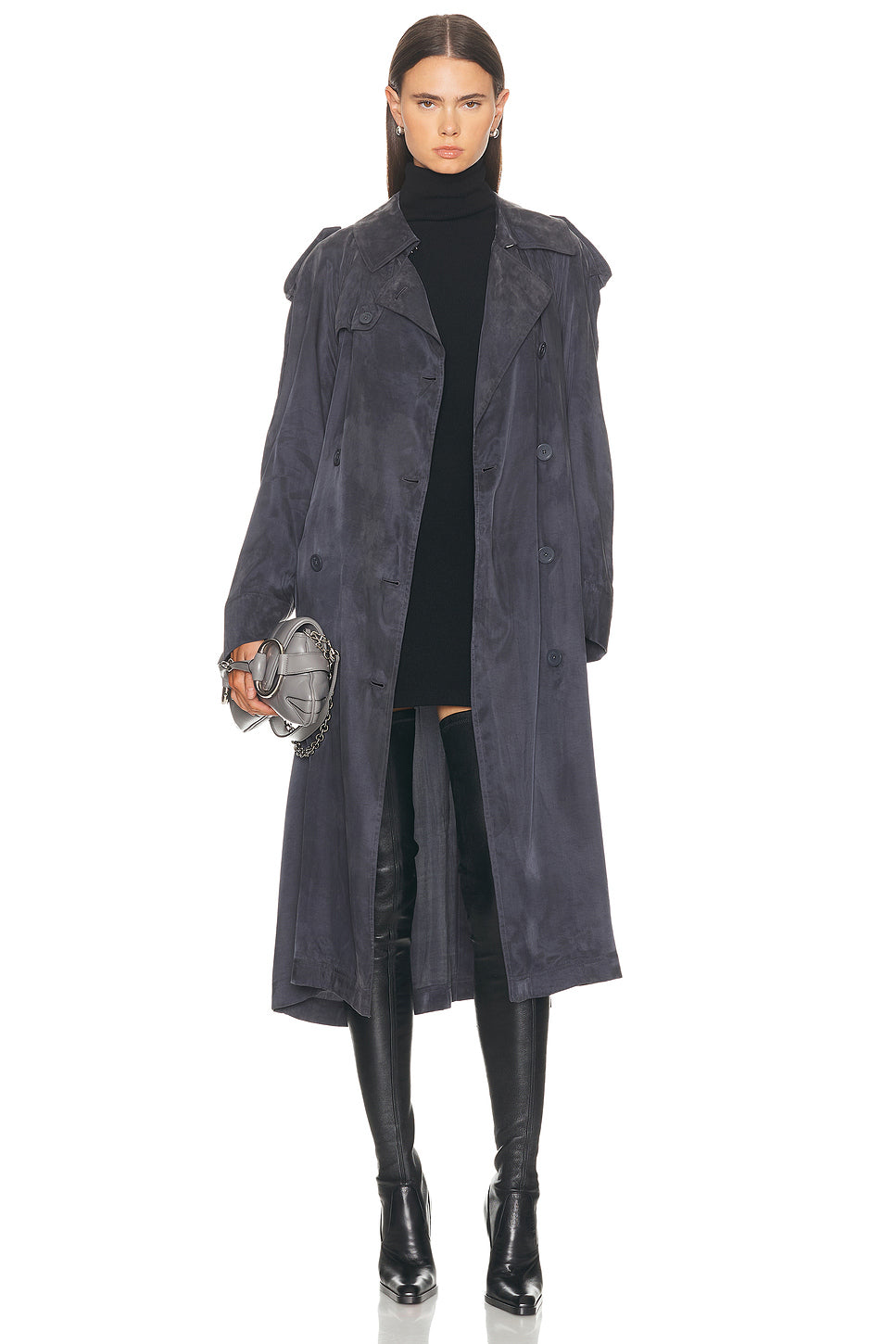 Fluid Trench Coat