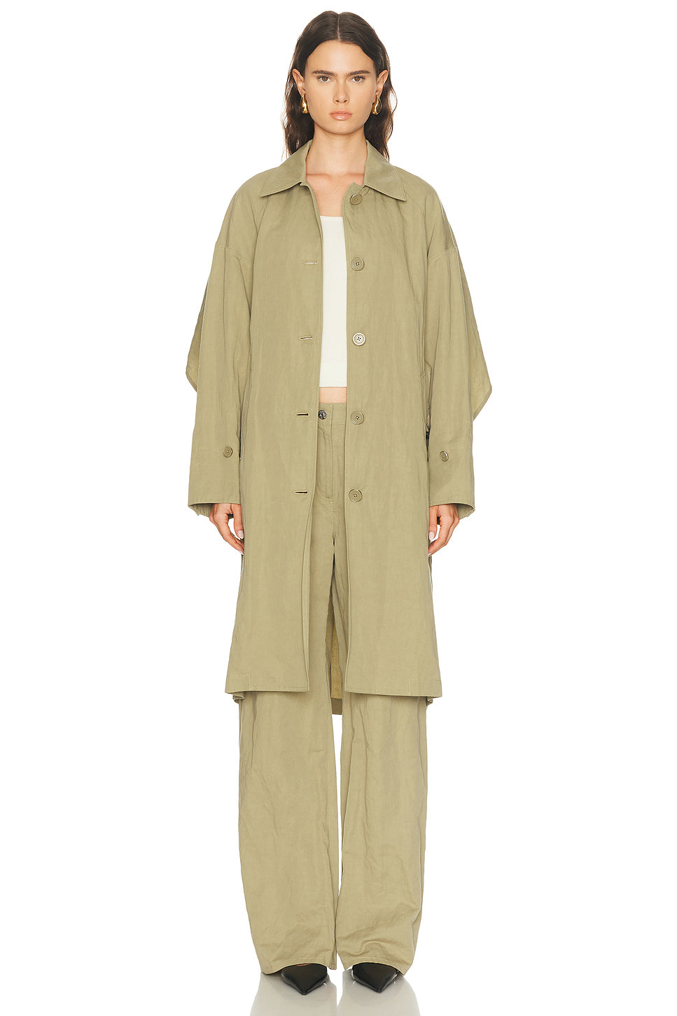 Cape Trench Coat