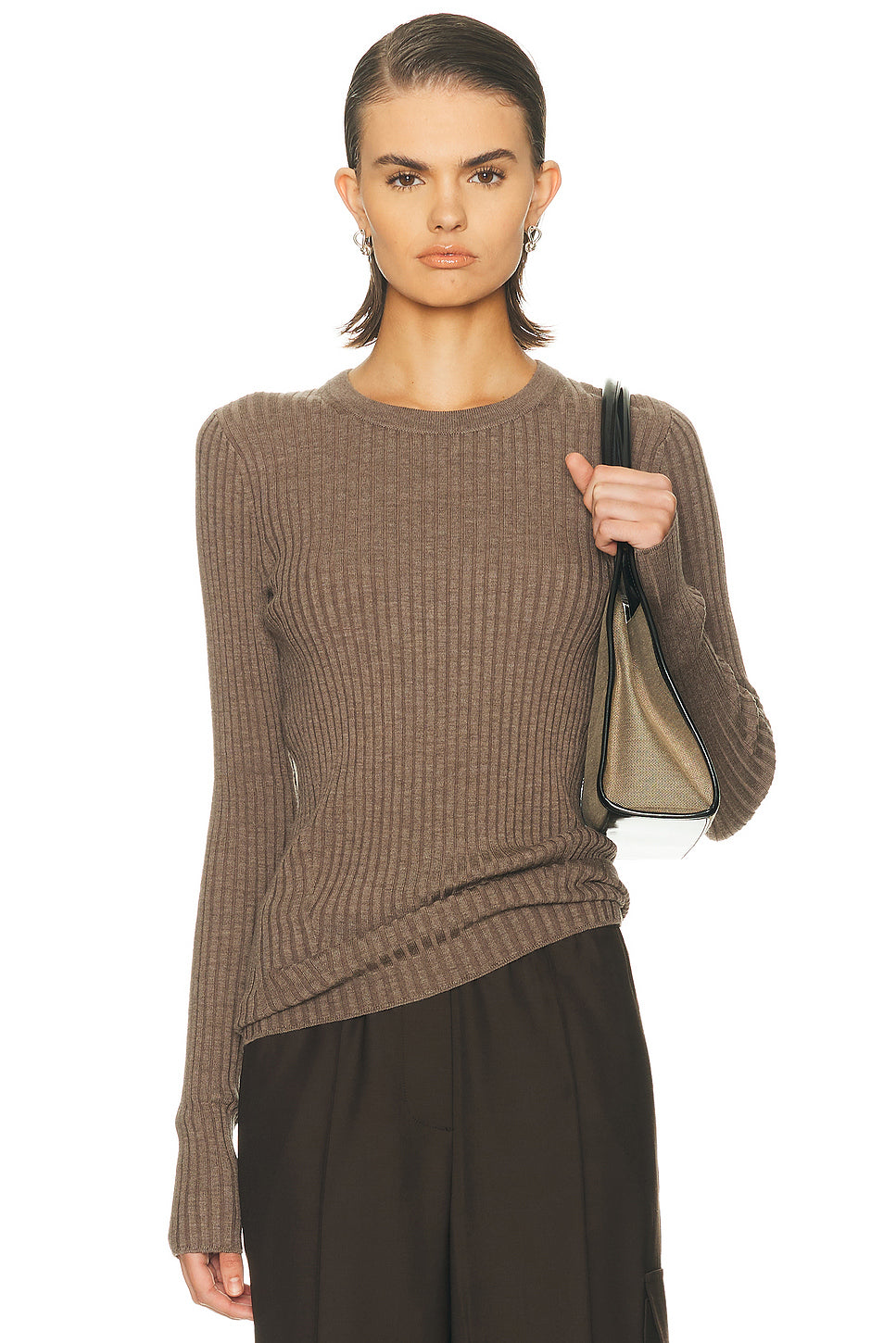 Open Back Ribbed Top