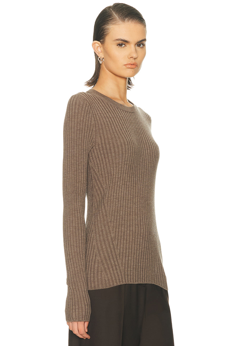 Open Back Ribbed Top