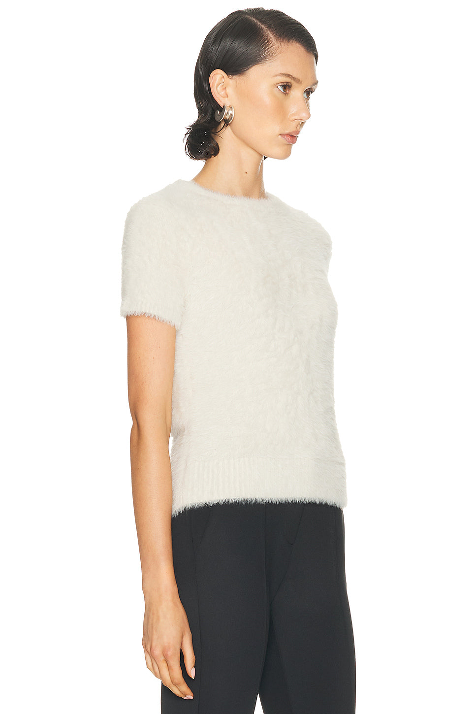 Crop Eyelash Tee