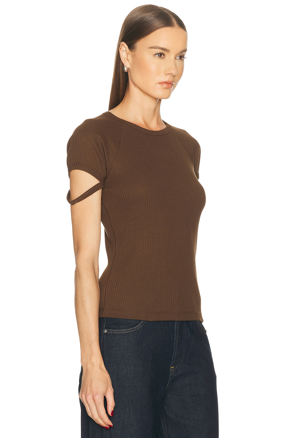 Raglan Crop Crew Tee