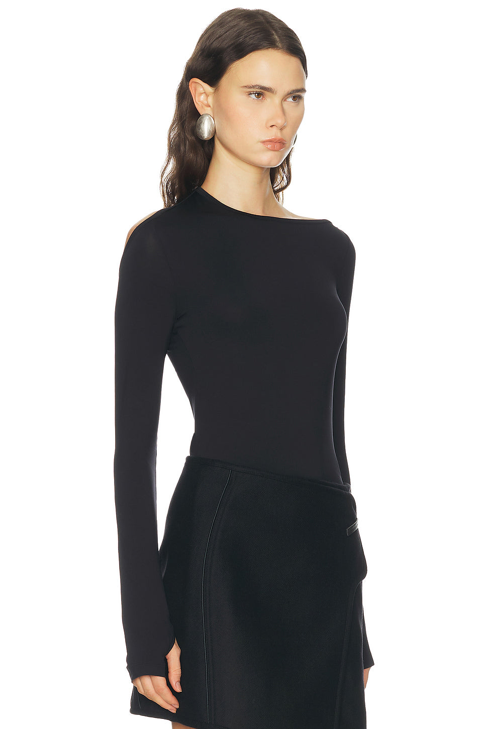 Asymmetrical Cutout Top