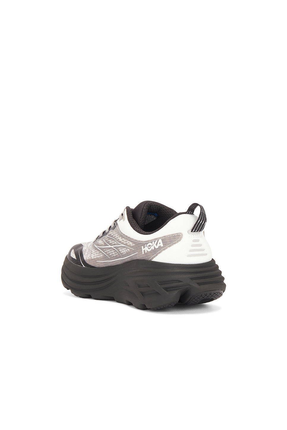 U Bondi 8 Caged Sneaker in Grey & Metallic Silver