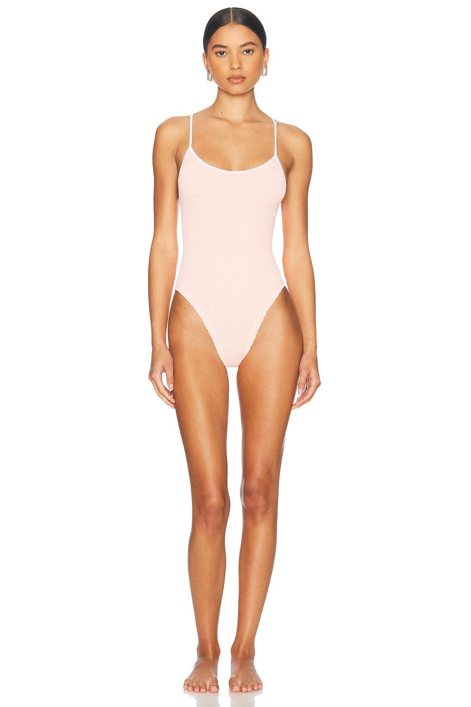 Pamela Contrast Swim One Piece