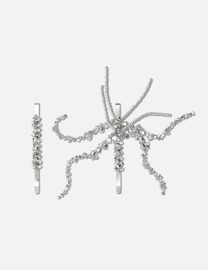 Vepra Silver Hairclips