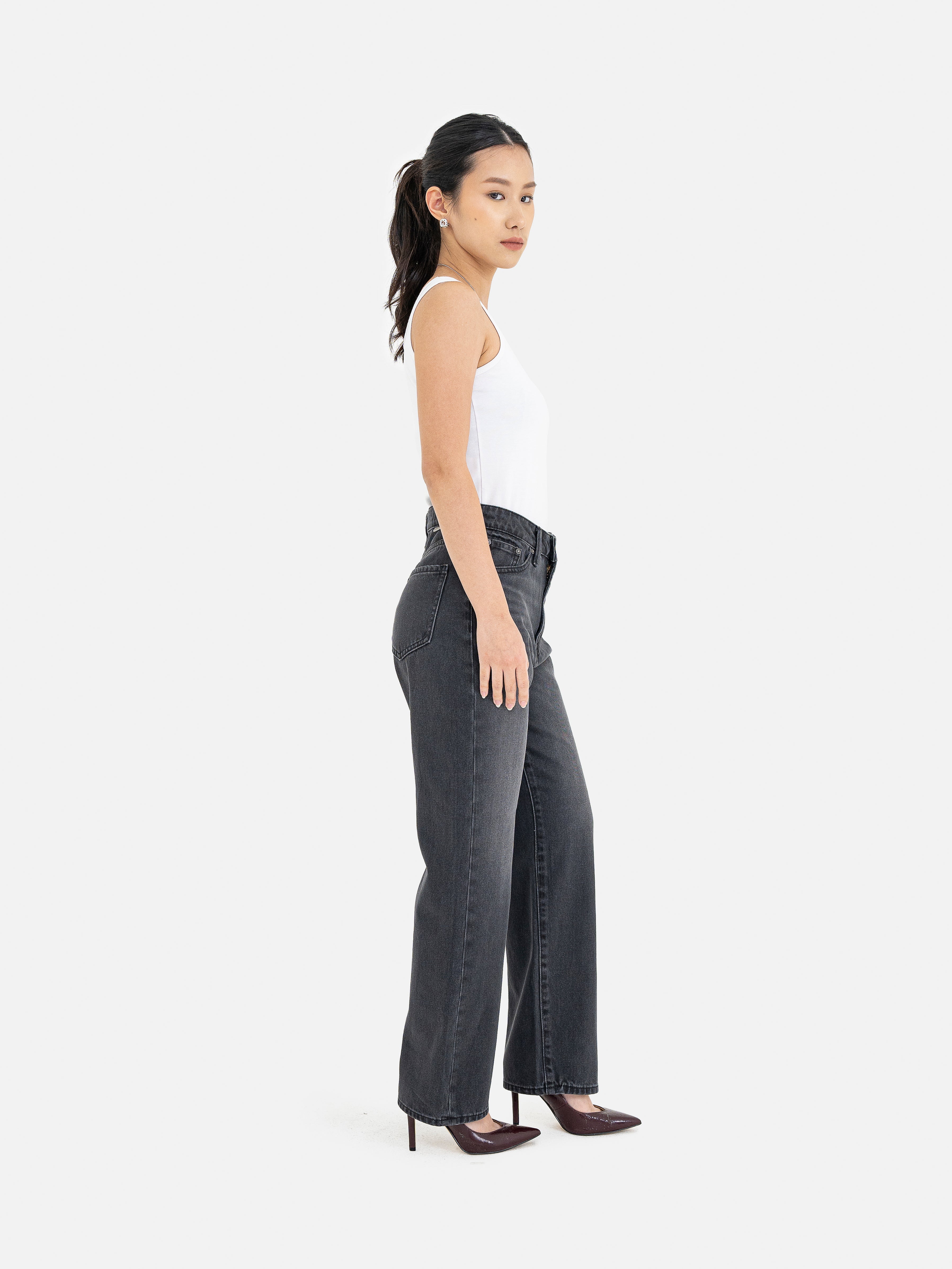 Hakusan Straight Denim Pants
