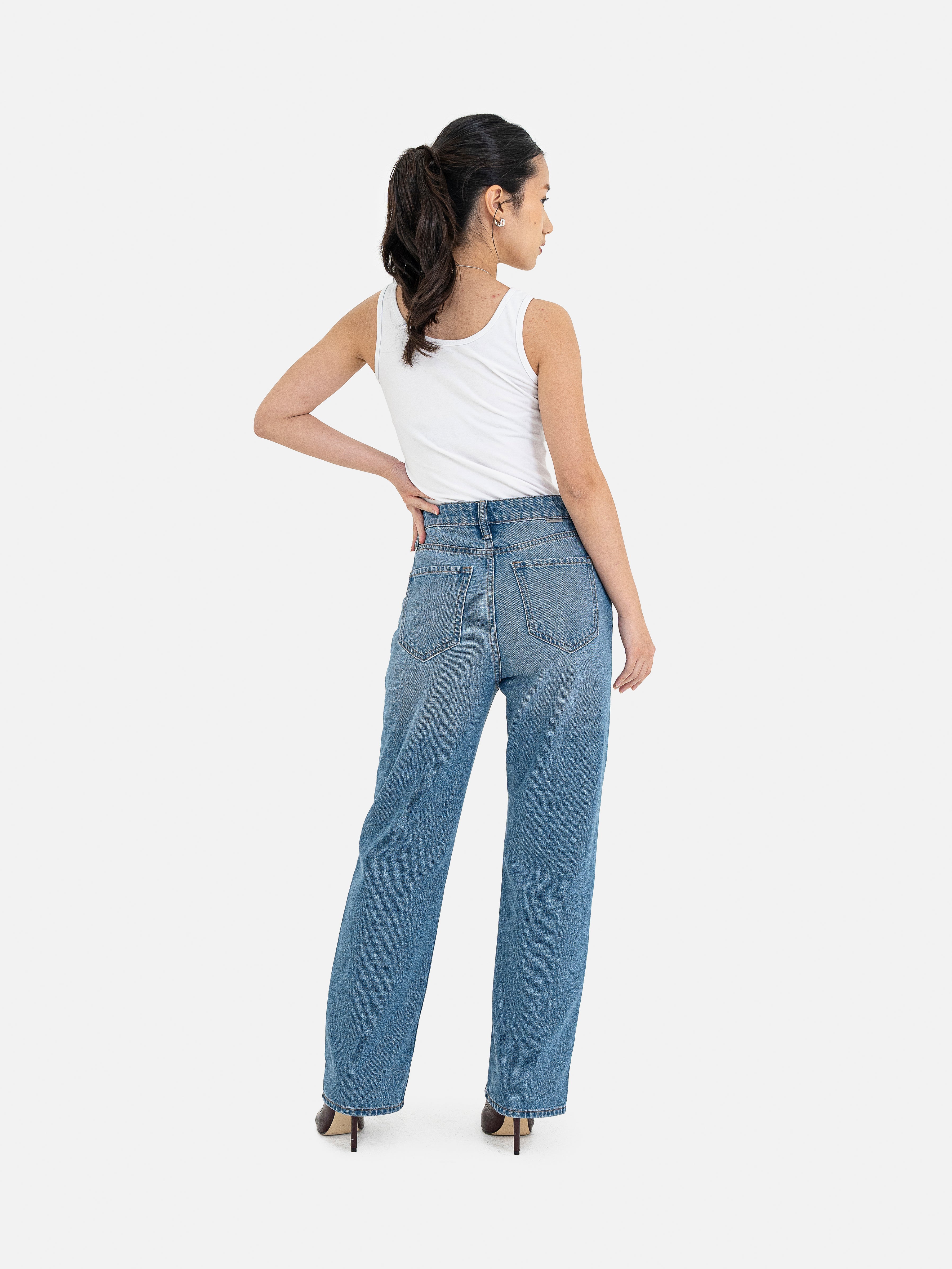 Hakusan Straight Denim Pants