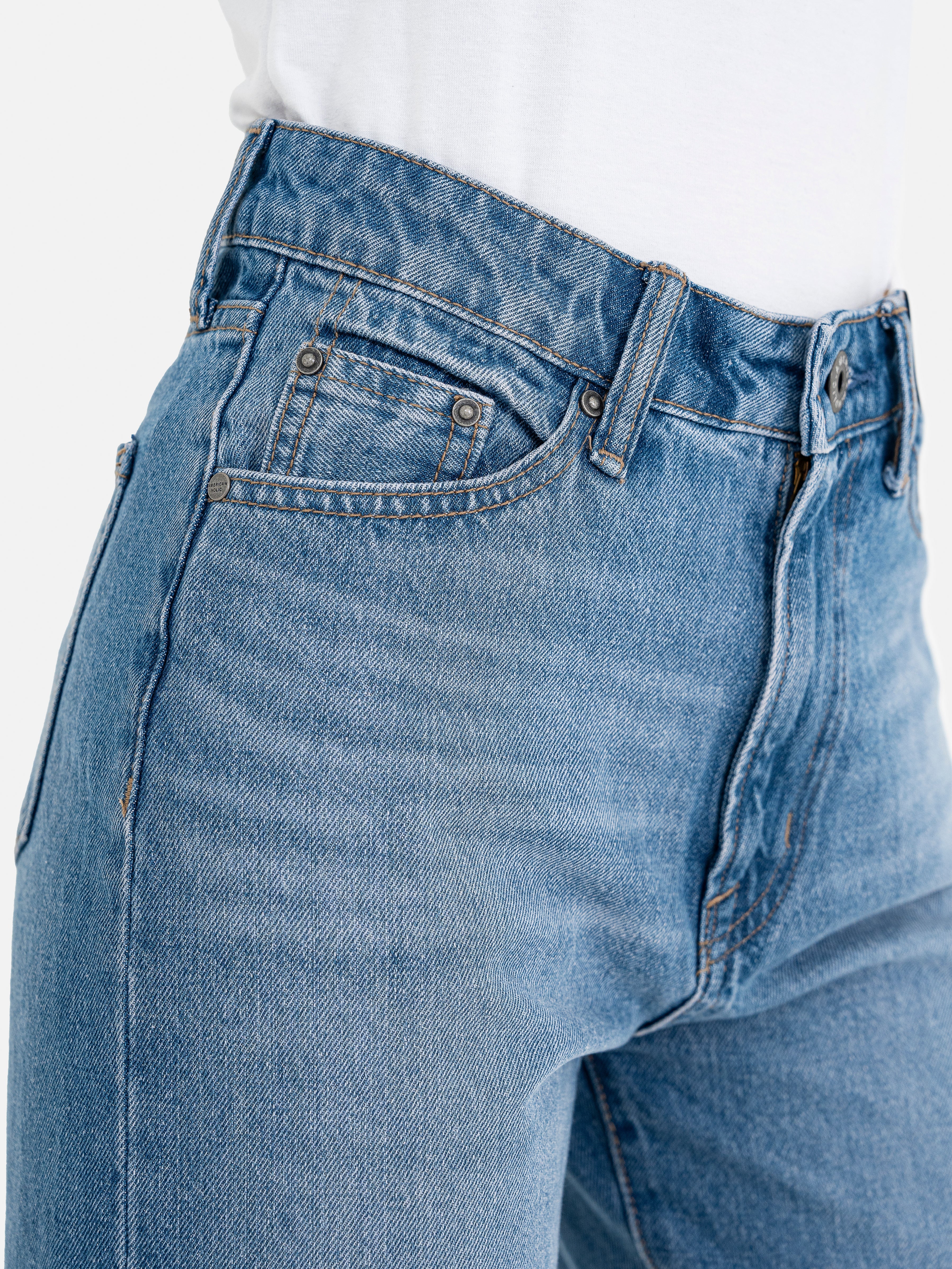 Hakusan Straight Denim Pants